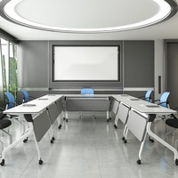 Tables pliantes modernes en métal pour bureau, salle de conférence, formation, réunion, école, hôpital, villa