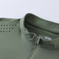 Ensemble de jogging pour homme personnalisé, nouvelle collection automne, demi-zip, respirant, pour activités de plein air, sport et fitness, à manches longues, séchage rapide