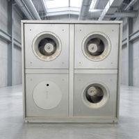 Kipas Ekstraktor Udara Industri Tipe Kotak Nffan NEK No250A Super Variable Sizes untuk Ventilasi Rumah Kaca Peternakan Unggas