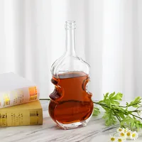 Chine Usine Marque Bouteille En Verre Personnalisée Capacité 750ml Joint En Liège Eau Tequila Brandy Vin Usine Direct Sérigraphie