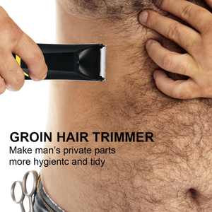 Tondeuse corporelle professionnelle PRITECH pour hommes, <span class=keywords><strong>rasoir</strong></span> électrique pour zones intimes, étanche IPX4, lame en céramique - Product Image 6