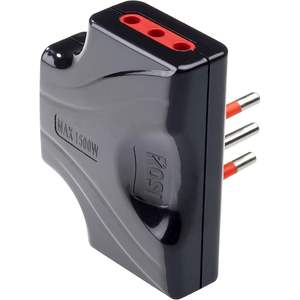 อะแดปเตอร์สามทางโรซี่ 3 ช่องเสียบ 10A 250V แบบมีสายดิน พลาสติก RS78131 - Product Image 1