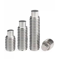 Vis sans tête à six pans creux en acier allié, grade 12.9, finition oxyde noir, DIN 915, haute résistance pour fixation de moyeu