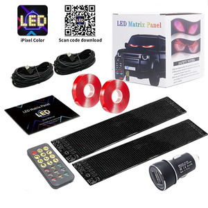 Nuevo Panel <span class=keywords><strong>LED</strong></span> para Parabrisas de Camión Lemombo, Mensajes Programables por Aplicación, Pantalla <span class=keywords><strong>LED</strong></span> Ojo de Diablo para Camión, Publicidad en Ventanas, Flexible - Product Image 3