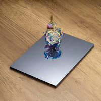 Panneau de revêtement en PET miroir GYC GP3570, résistant aux rayures, imperméable, antistatique, autocollants muraux 3D, pour scène de mariage, plafond commercial