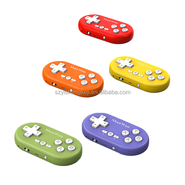 ShanWan Q36 ABS Plastic Mini Light Wireless BT Pocket MFI Game Controller for Mobile Phone Android IOS Tablet PC Windows Gamepad