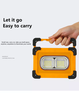 60 Вт 80 Вт Солнечная магнит потолочные светильники на открытом воздухе кемпинга рыбная ловля Пешие прогулки светодиодный ручной Рабочий фонарь на солнечных батареях аккумуляторная лампа - Product Image 5