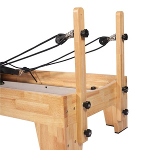 <span class=keywords><strong>Reformer</strong></span> <span class=keywords><strong>Pilates</strong></span> Classico di Alta Qualità in Legno di Quercia per Uso Domestico e Studio Yoga - Product Image 4