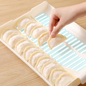 Stackable Clear Frozen Dumpling <b>Container</b> Multipurpose Refrigerator Food Storage Box <b>with</b> Date Indicator <b>Lid</b> <b>Freezer</b> Safe - Product Image 6