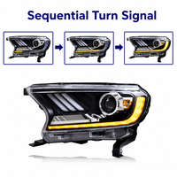 Voll-LED-Scheinwerfer Auto-Frontleuchten-Set für Ford Ranger T6 T7 T8 2015-2020 mit Dynamischem Blinker LED-Scheinwerfer Großhandel