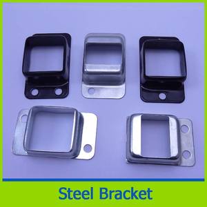 Zinc Coated <strong>Fence</strong> Tube Square <strong>Post</strong> <strong>Wall</strong> Mount Railing <strong>Bracket</strong> SB2-40X40 - Product Image 4