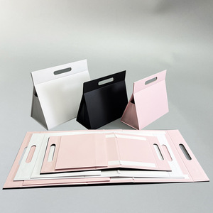 High Quality Recyclable Triangular Hand-held Magnetic Suction Paperboard <b>Box</b> logo One-piece Folding <b>Empty</b> <b>Box</b> Universal <b>Gift</b> <b>Box</b> - Product Image 5