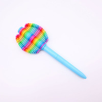 Stylo à bille créatif et drôle Jouet Lollipop Flake Rotatif Arbre de Noël Cadeau publicitaire Stylo 1.0mm Largeur d'écriture Plastique durable