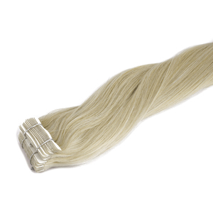 KSWIGS Extensions de cheveux humains vierges de luxe à bandes adhésives invisibles, cuticules alignées, trame en PU invisible, double épaisseur, pointes douces et épaisses - Product Image 6