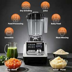 <span class=keywords><strong>3</strong></span>-in-1 Standmixer 3PS Hochleistungs-Küchenmaschine Entsafter Mixer Eiscreme-Mixer Sojamilch-Hersteller - Product Image 5