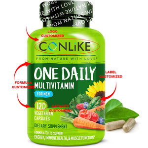 מולטי ויטמין תוסף תזונה למבוגרים, פורמולה יומית בכמוסות, מולטי ויטמין לבריאות העצם, הלב והמוח, תמיכה טבעית - Product Image 6