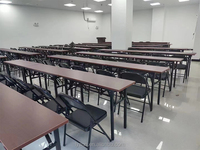 Meubles modernes et durables, table pliable, utilisation en hôpital, hôtel, école, formation en plein air, devoirs, pieds réglables en métal, salon