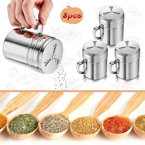 Vente en gros de produits de qualité supérieure Porte-épices <span class=keywords><strong>coulissant</strong></span> Sucrier en poudre avec couvercle Récipients d'assaisonnement - Product Image 3