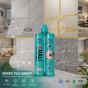 Peut être expédié en barils – Adhésifs époxy pour carrelage à double composant Keo Tram écologiques, mastic-colle gris pour carrelage - Product Image 2