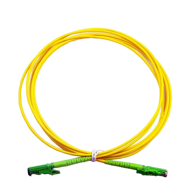 Puente de fibra óptica, cable de parche de fibra óptica, Individual/multimodo, E2000 APC