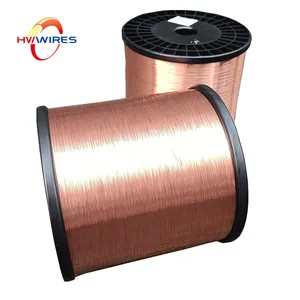 China copper wire for electric motor winding cca wire copper clad aluminum with better conductivity
