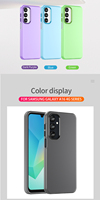Coque souple magnétique givrée multicolore femme étui de téléphone portable pour Samsung Galaxy A06 A16 A35 A55 étui antichoc de luxe