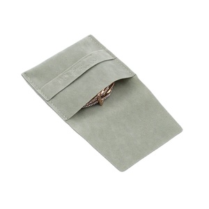 Pochette à cordon en velours élégante avec logo personnalisé, vente en gros, directement de l'usine, emballage cadeau en vrac - Product Image 6