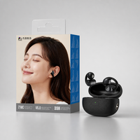 Boîte d'emballage pour casque OEM OWS avec impression et logo personnalisés, boîte de vente au détail avec languette de suspension, directement de l'usine