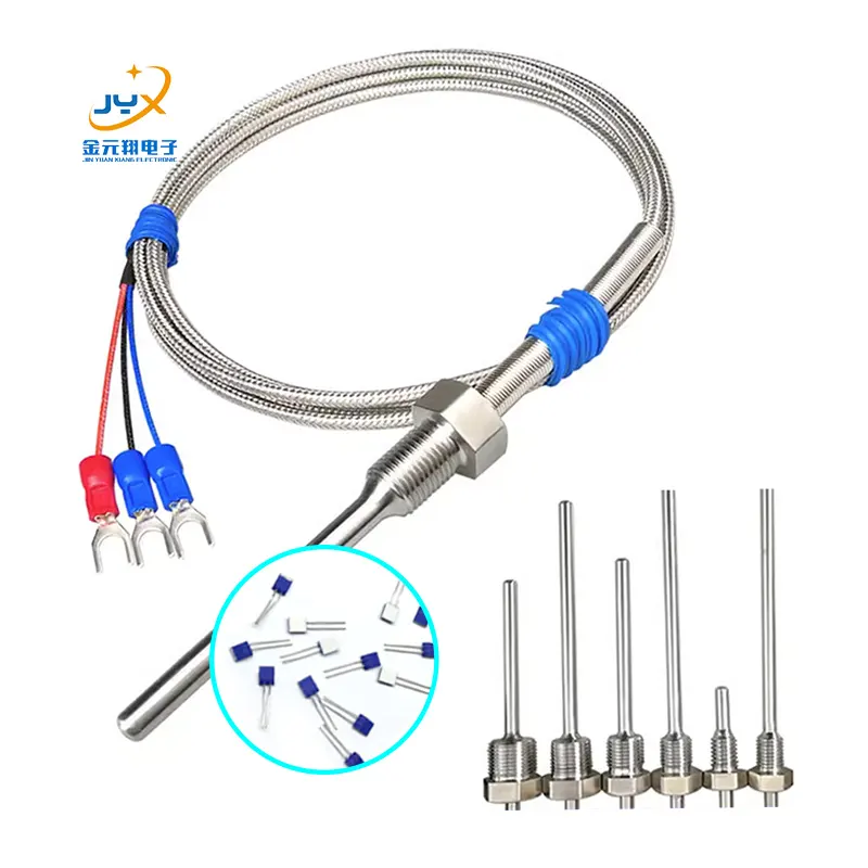 PT100 3 filo G 1/2 filo termocoppia rtd PT100 PT1000 sensore