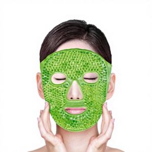 Reusable Gel Facial Mask Hot & Cold <b>Packs</b> for Whole Face Cooling Gel Hot Cold <b>Pack</b> - Product Image 1