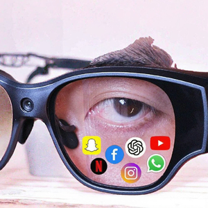 INMO Premium Smart AR <b>Camera</b> Recording Glasses <b>Micro</b> OLED Display GPS AI Assistant Music Player Phone Call 1080P Video Touch - Product Image 3
