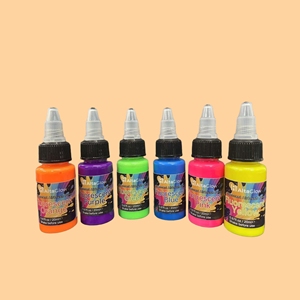 Chinjoo 12 couleurs 20ml ensemble de peintures aérographe <span class=keywords><strong>acrylique</strong></span> étanche pour artiste peinture en aérosol à bas prix - Product Image 1