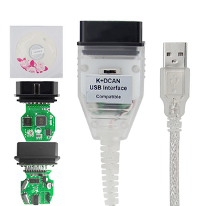 Cavo diagnostico ODEOBD per auto BMW <span class=keywords><strong>K</strong></span>+CAN per interruttore <span class=keywords><strong>K</strong></span>+DCAN Interfaccia USB FT232RL Lettore di codici OBDII 12V 1 anno - Product Image 1