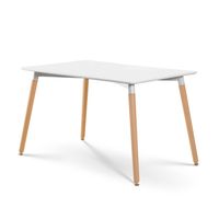 Ensemble Moderne de Table et 4 Chaises pour Restaurant, Cuisine ou Extérieur