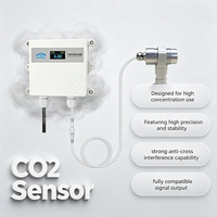 Capteur de CO2 à haute concentration avec température et humidité, RS485 Modbus RTU 0-5% 0-20% 0-50% 0-100%