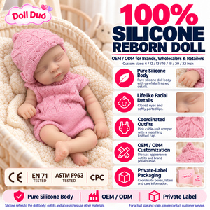 ตุ๊กตาคู่แฝดแบบกำหนดเอง ขนาด 18 นิ้ว ทำจากซิลิโคนทั้งตัว 100% ตุ๊กตา Reborn สีชมพู พร้อมชุดหมวกถัก สมจริงเหมือนทารกแรกเกิด ของสะสม ของขวัญวันหยุด - Product Image 1