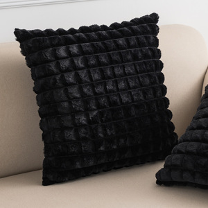 <span class=keywords><strong>Housse</strong></span> de <span class=keywords><strong>Coussin</strong></span> Moderne en Velours Doux Couleur Unie pour Canapé de Salon, Vente en Gros - Product Image 6