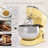 Nouvelle Version Améliorée - Batteur sur Socle Professionnel 1400W avec Bol de 6L, 6 Vitesses et Fonction Pulse - Conception à Levage Automatique pour les Pâtissiers à Domicile