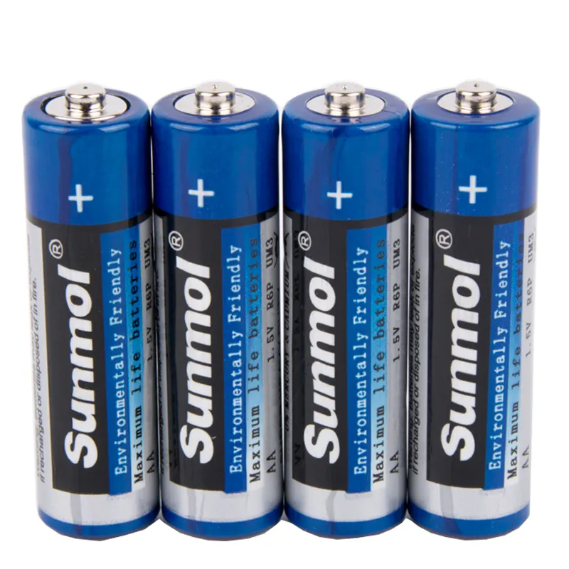 60pcs 1 lot Size 5 AA R6 UM-3 1.5V Dry Carbon Battery No Leakage Oil 1.5 Volt Batteries Free samples