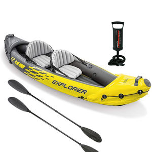 Bateau banane gonflable canoë kayak avec pagaies et pompe - Product Image 6