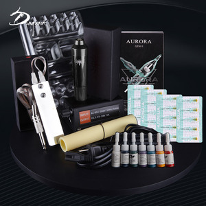 Complete Tattoo Pen Machine <b>Kit</b> Beginner Rotary Cartridge Pen Set for Body Art Studio Training - Product Image 2