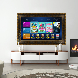 Kostenlose Probe OEM ODM 67W x 27H Bunter antiker TV-Rahmen Ölgemälde Holz Bilderrahmen für die Inneneinrichtung - Product Image 6