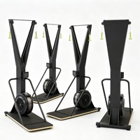 Simulateur de ski d'exercice pour la maison/la salle de sport commerciale, équipement de fitness, machine de ski à résistance à l'air, acier, poids maximal de l'utilisateur 150 kg