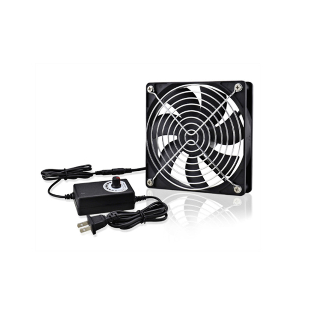 Hangdahui 3x 5x 120mm 110v-240v TV Box case Fan Cooling with Speed Controller for case Fans xbox ps4 case Fan 120 Ball