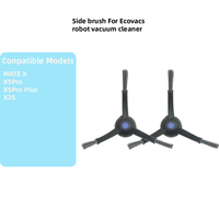 Accessoire de remplacement compatible avec les aspirateurs robots Ecovacs Deebot X5Pro Omni/X5Pro Plus/X2S/MATE X, pièces de brosse latérale