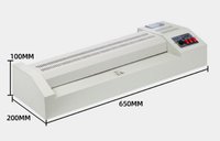 Laminateur à pochettes à double chauffage à quatre rouleaux WD-460 A2 A3 A4 avec thermomètre