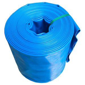 ПВХ шланг плоский для отвода воды, 10 дюймов, синий, для ирригации - Product Image 4