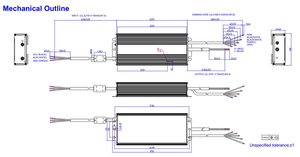 EUD-320 Không Thấm Nước Inventronics EUD 320 LED Điều Khiển 300 Watt 1050 mA 300 W Cung Cấp Điện 300 V - Product Image 6
