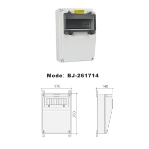 Boîte de <span class=keywords><strong>prise</strong></span> murale <span class=keywords><strong>électrique</strong></span> industrielle B&J <span class=keywords><strong>étanche</strong></span> IP67 IK08 en ABS pour intérieur/<span class=keywords><strong>extérieur</strong></span> <span class=keywords><strong>avec</strong></span> fonction de jonction - Product Image 3