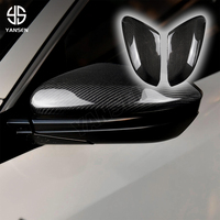 Autocollant décoratif en fibre de carbone pour accessoires de voiture Honda Civic 10ème génération 2016-2019